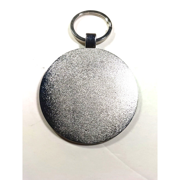 Plunder Design Metal Keychain Cream Pink Silver Tone - Picture 5 of 5